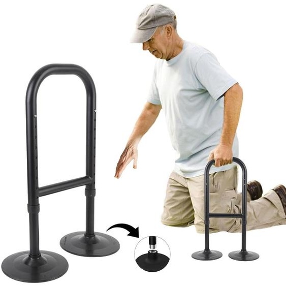 Support pour personnes à mobilité réduite, capacité de 800 livres - Support réglable - Aluminium durable - Stabilité - Conception ergonomique - Sûr et fiable - Aide pour la marche