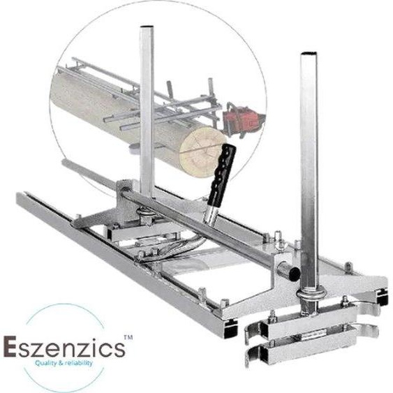 Support pour tronçonneuse Pro8 – Modèle haut de gamme – Scie à planches – Ponceuse à bois – 35-120 cm – Acier et aluminium résistants – Léger – Réglable