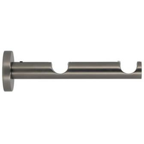 Support tige double en métal Premium D28 95-175 mm gun foncé