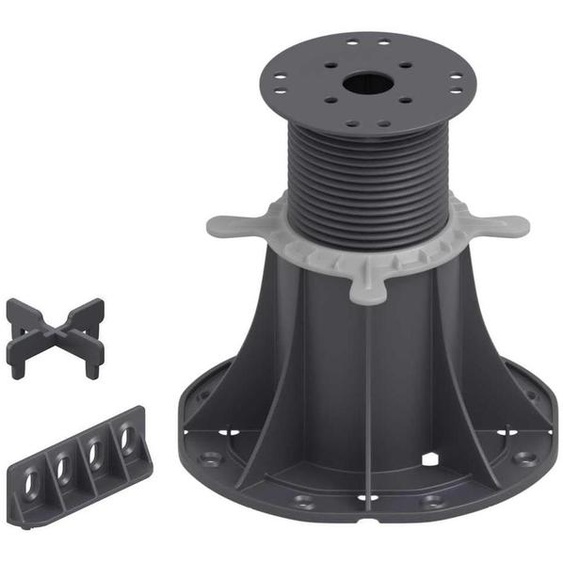 Support universel XXL - Hauteur réglable de 120 à 220 mm - Plastique polypropylène - Noir