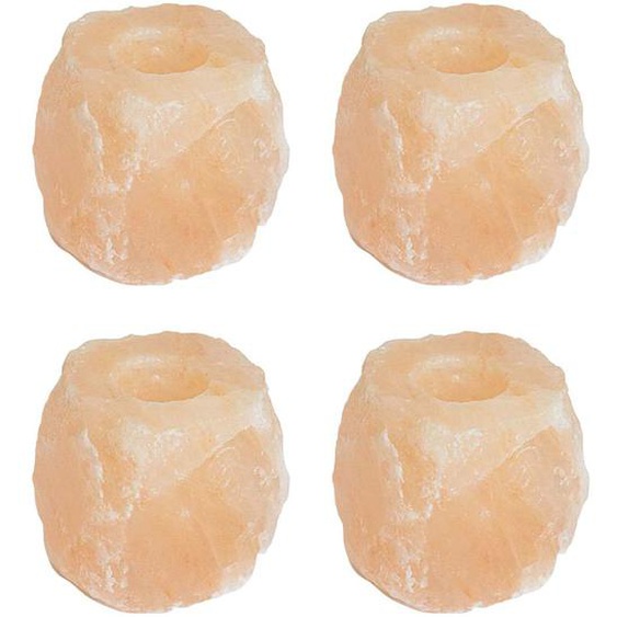 Supports de bougies en sel Rose Sel rock