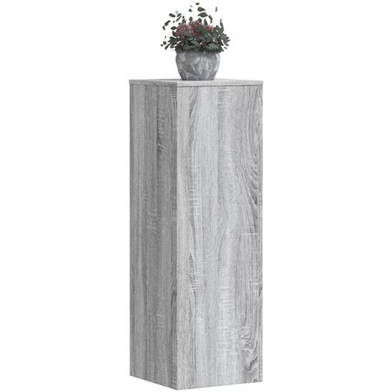 Supports pour plantes 2 pcs sonoma gris bois dingénierie