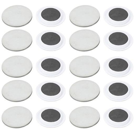 Poids du rideau de douche - SURENHAP - Aimants coupe-vent - 10 pièces - Noir - Accessoires de salle de bain