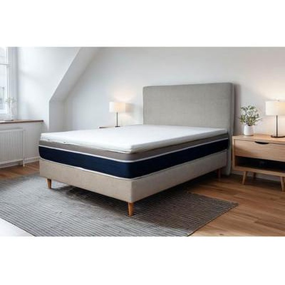 Surmatelas Cocoon Bio Plus 140 x 190 x 6 cm enveloppant mousse bio et  mémoire de forme