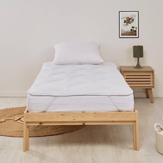 Surmatelas Respirant Moelleux Lavable À 95°c Blanc