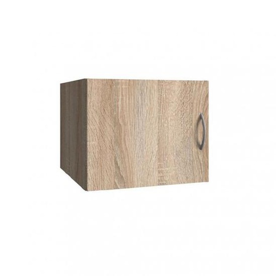 Surmeuble colonne de rangement LUND chêne naturel 30 x 54 cm profondeur