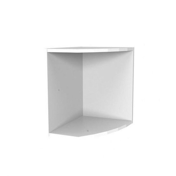 Surmeuble pour terminal étagères  LUND blanc mat largeur 30 cm