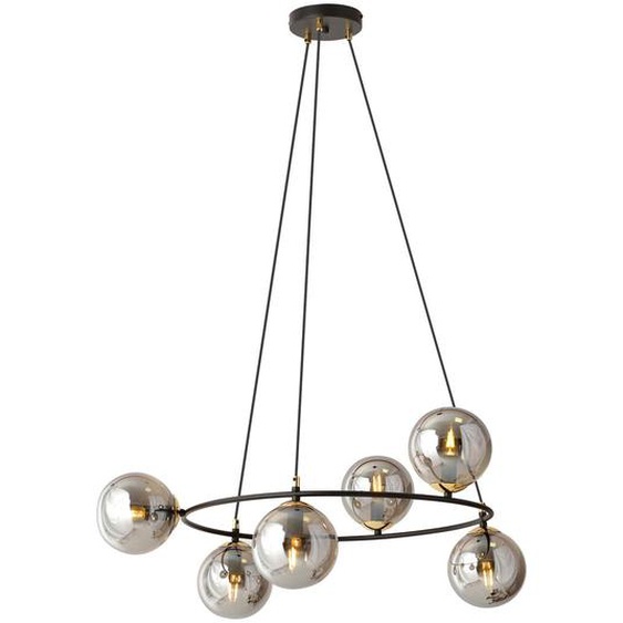 Suspension AZURA 6 Noir/Gris