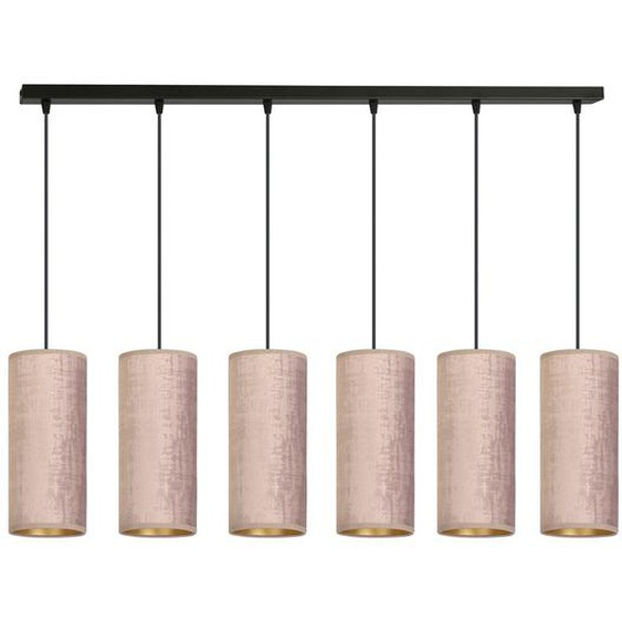 Suspension BENTE 6 Noir/Rose
