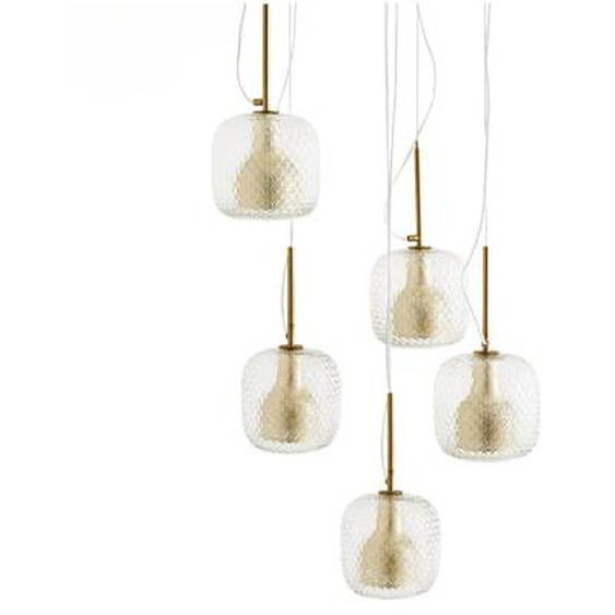 Suspension grappe 5 globes, Mistinguett