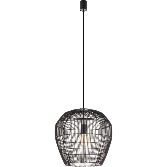 Suspension HAITI S noire 1xE27x25W en bambou, dimensions : 160x43x43 cm, IP20, Nowodvorski Lighting