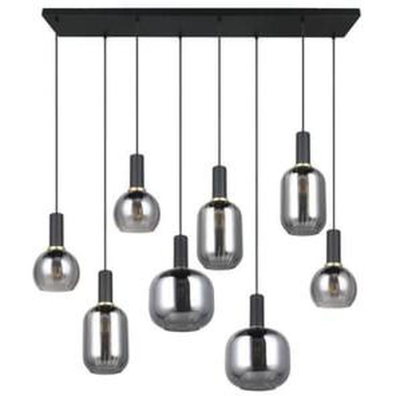 Suspension huit lampes 120 cm Diva