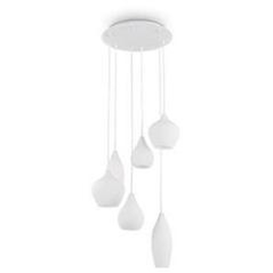 Suspension - IDEAL LUX - SOFT - 6 ampoules E14 - Métal et Verre - 30 cm de diamètre