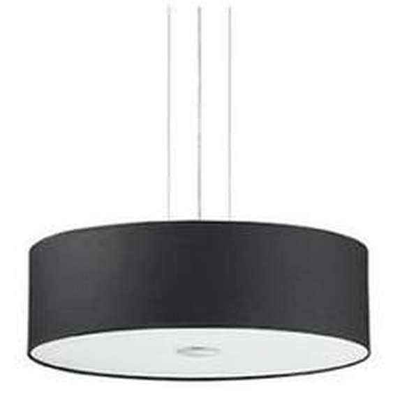 Suspension - IDEAL LUX - WOODY - 5 ampoules E27 - Noir - Hauteur réglable 30-110 cm