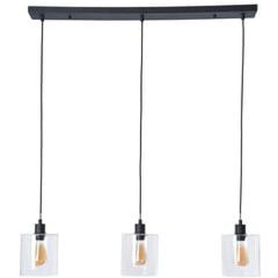 Suspension Ilo Ilo 3 lumières noir