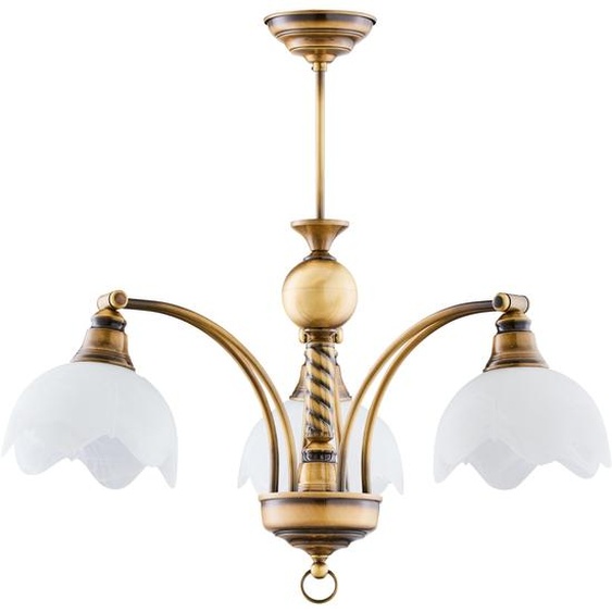 Suspension JUPITER en laiton, 3xE27x40W, métal, dimensions : 60x67x67 cm, IP20, Jupiter