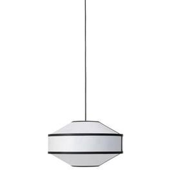 Suspension Kite - NewWorksWhiteBlackTyvek - Ø 55 cm