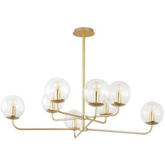Suspension laiton et verre, Moricio