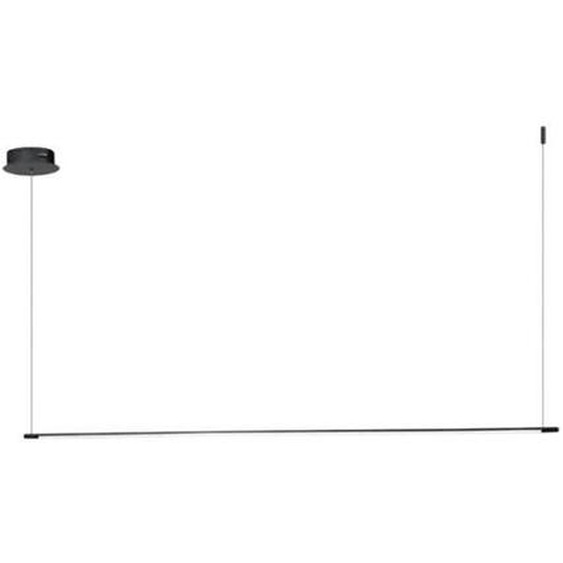 Suspension LED - GENIUS - Modèle 160 - Métal peint noir - Design contemporain - Éclairage intégré