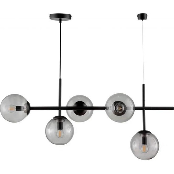 Suspension LED, lampe à suspendre, suspension de plafond, suspension de table à manger, suspension de salon, design scandinave, Como verre/noir