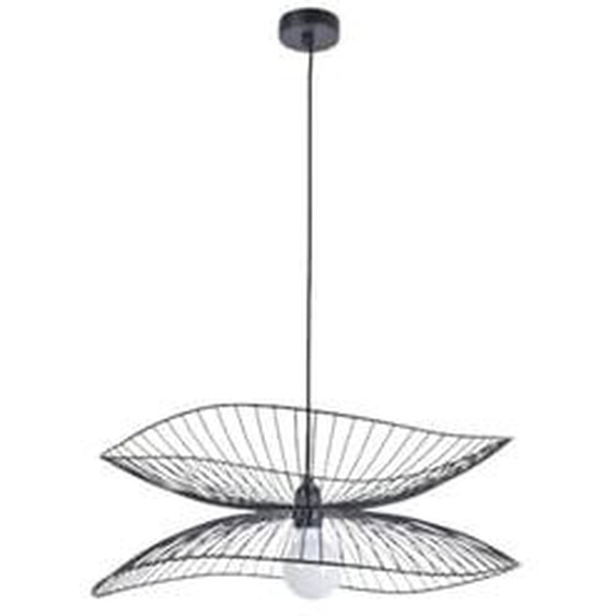 Suspension LIBELLULE noir H20 x Ø56 cm