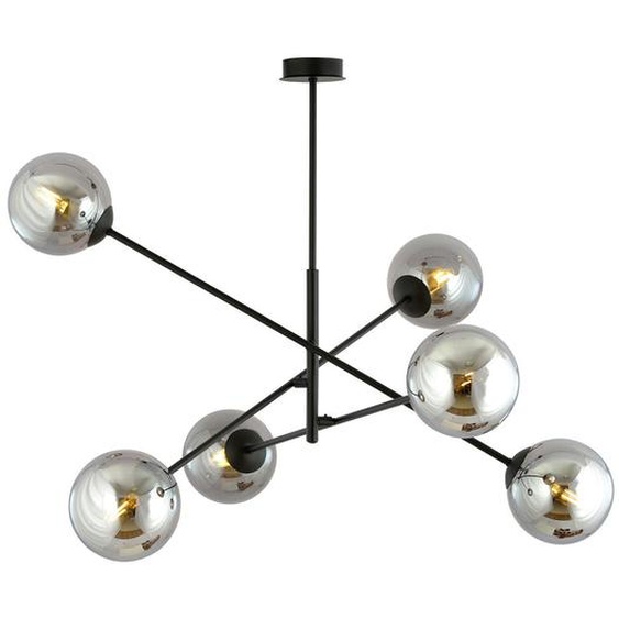 Suspension LINEAR 6 Noir/Gris