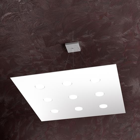 Suspension Moderne Zone Métal Blanc 9 Lumières Gx53