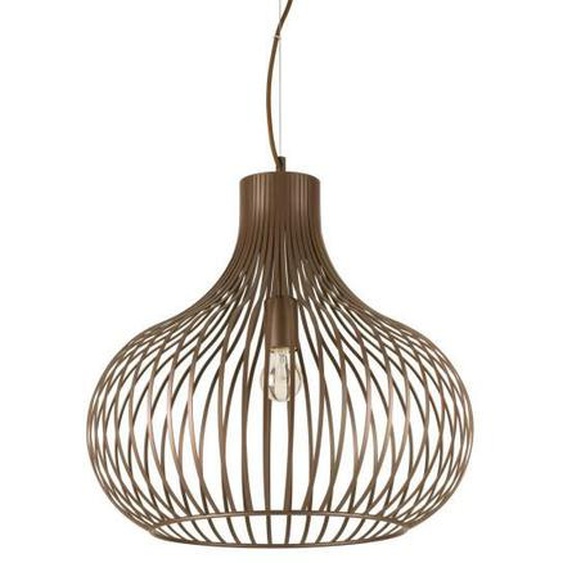 Suspension ONION SP1 D48 - ideal lux - Marron - Ø 47 x H min 59 / max 144,5 cm - E27 max 1 x 60W