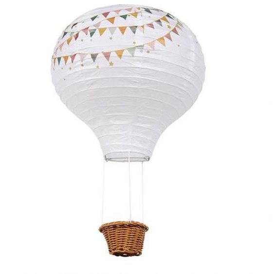 Suspension en papier - Autres - Montgolfière - D30 - Blanc - Enfant - Mixte