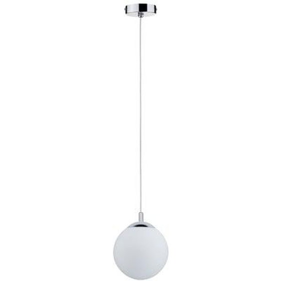 Suspension salle de bain GLOBE chrome 20W Ø20 cm