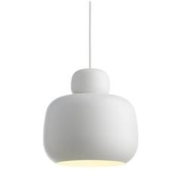 Suspension Stone large - blanc