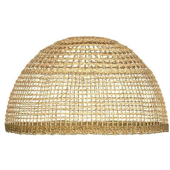 Abat-jour en feuille de palmier et posidonie ∅ 50cm -  Rendez-Vous Déco