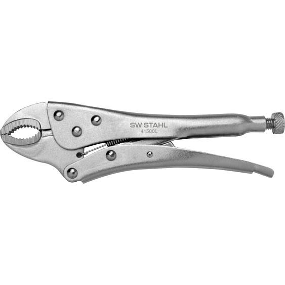SW-Stahl 41500L Pince de préhension 250 mm I Pince avec coupe-fil I Pince de blocage de mâchoire mâchoires forgées I en acier au chrome-vanadium