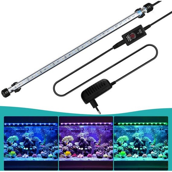 SWANEW SWANEW 5.8W LED Eclairage daquarium Lampe daquarium RGB Réservoir de poissons Projecteur de crustacés