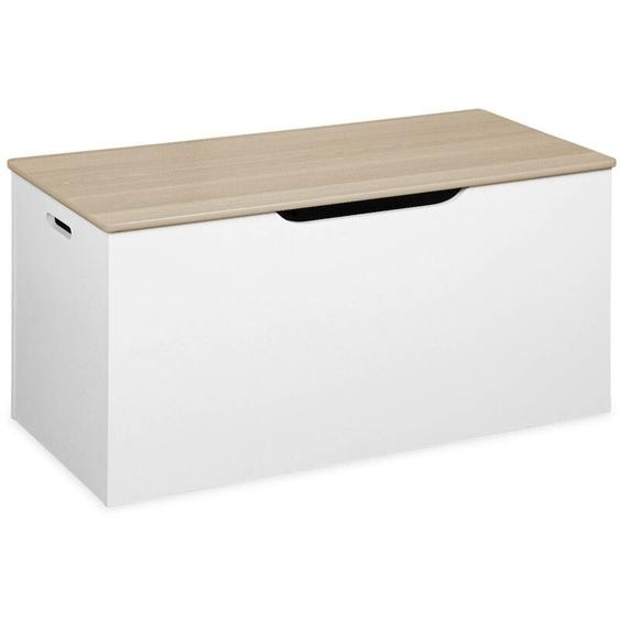 Sweeek - Coffre à jouet - Tobias - 80x40 cm. couvercle rabattable. poignées latérales