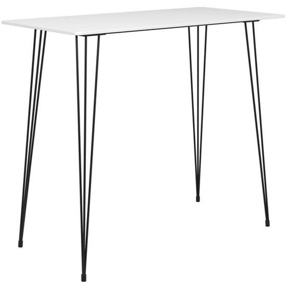SWEET Ensemble de bar 7 pcs - Table et 6 chaises - Blanc 2025|37639