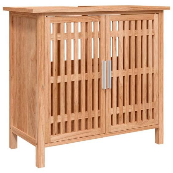 SWEET Ensemble de meubles de salle de bain 5 pcs,Meuble pour WC ou Toilette, bois massif de noyer - 2733602