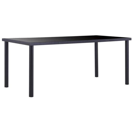 SWEET Ensemble de salle à manger 9 pcs - Table et 8 chaises - Similicuir Gris 2025|84411