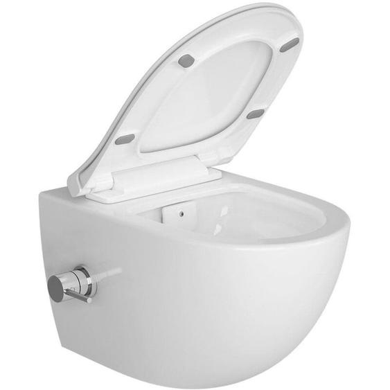 Swiss Aqua Technologies Infinitio WC sans bride avec fonction bidet + Abattant softclose (SATINF011RREXPBFC)
