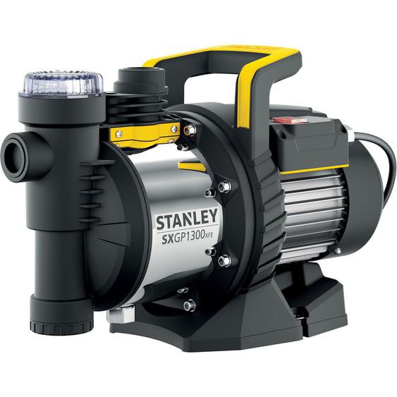 Stanley SXGP1300XFE Pompe autoamorçante pour eaux claires (1 300 W, Débit max. 4 200 l/h, Hauteur délévation max. 50 m)