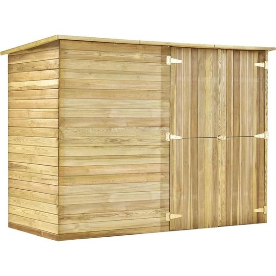Abri de jardin 232x110x170 cm Bois de pin imprégné