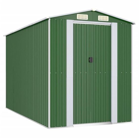 Abri de jardin Vert 192x357x223 cm Acier galvanisé