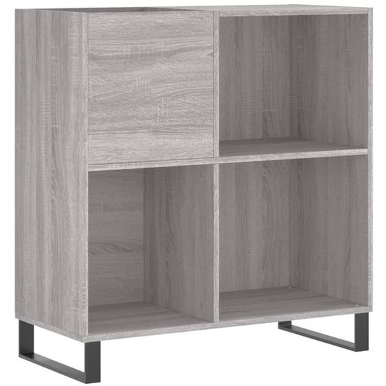 Armoire à disques sonoma gris 84,5x38x89 cm bois dingénierie