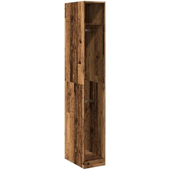 Garde-robe vieux bois 30x50x200 cm bois dingénierie