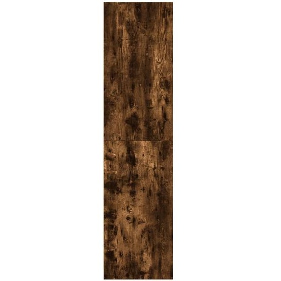 Garde-robe chêne fumé 30x50x200 cm bois dingénierie