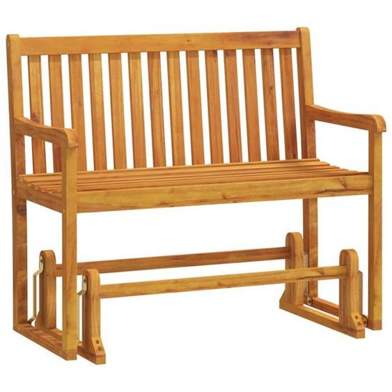 SYFAX™ Balancelle de jardin 110 cm Bois dacacia solide