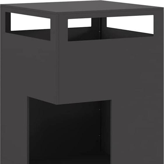 Braise Noir 50 x 50 x 100 cm Acier