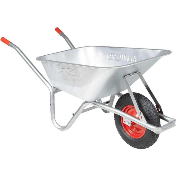 Brouette 90 L 150 kg acier galvanisé et plastique