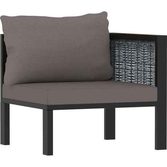 Canapé dangle sectionnel avec accoudoir gauche Résine tressée