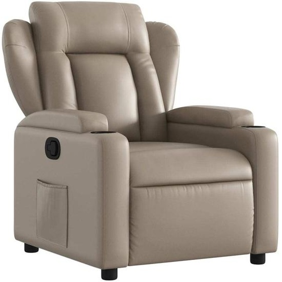Fauteuil inclinable Cappuccino Similicuir
